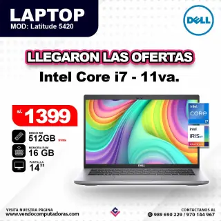 Laptop Core i7 - 11va- Latitude 5420 / DELL