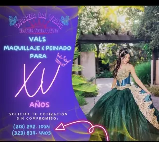 Coreografía y maquillaje