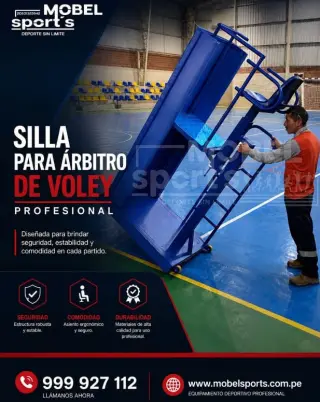 Silla para arbitro de voley / mobel sports