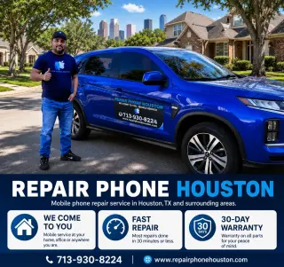 On-Site Mobile Cell Phone Repair Service in Houston, TX. We come to you!