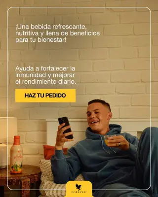 Aloe para beber con melocotón