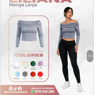 Venta de ropa en tendencia para damas.
