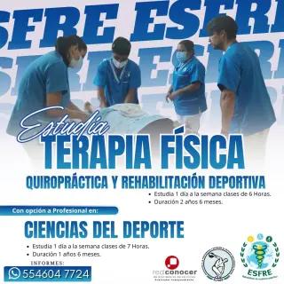 Certifícate en: ✅ Fisioterapia ✅ Quiropráctica ✅ Rehabilitación Deportiva