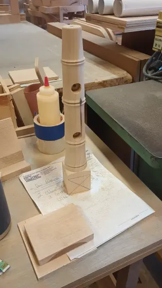 Torno de madera