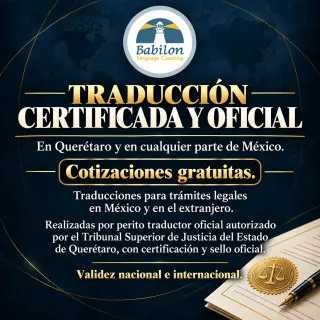 Traductor Perito Oficial Certificado Traducciones Certificadas e Interprete