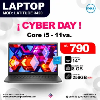 Laptop DELL Latitude 3420 core i5 - 11va.