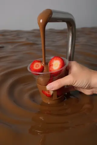 Fuentes de chocolate chocolatera