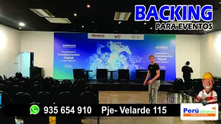 Backings Corporativos PARA EVENTOS