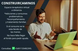 Espacio terapéutico a distancia.