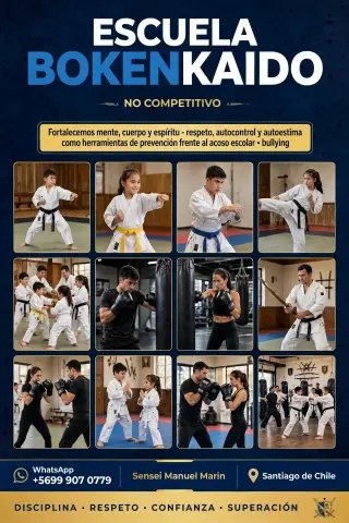 Clases de Karate formativo defensivo no competencia
