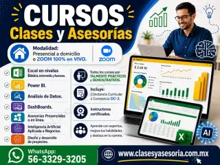 Clases de EXCEL a domicilio