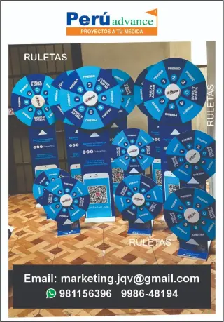 RULETA DE PEDESTAL