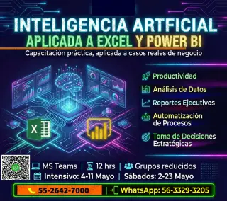 Cursos de EXCEL a domicilio