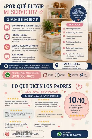 Servicios de Cuidado de Niños en Casa