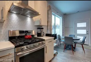 furnishede one-bedroom, one-bathroom apartment with stunning mountain views