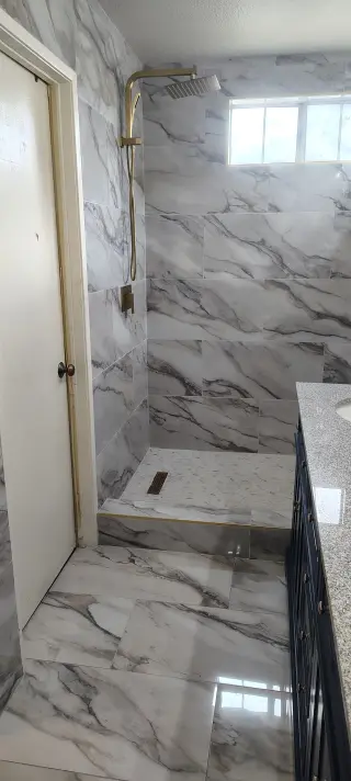 TILE SHOWER INSTALACION