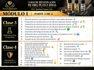 💎 Curso Virtual de Identificación de Oro, Plata y Joyas