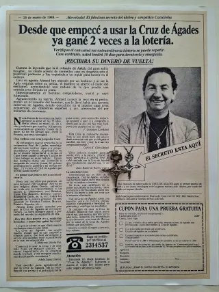 Cruz De Agadez Vintage (1988) Objeto De Culto Y Coleccion Ki