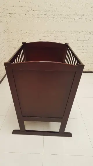 Cuna arcoíris con colchón