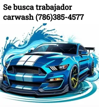 Carwash busca empleados
