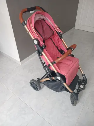 Carriola Elegante y Funcional con Bolsa de Pañales