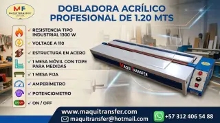 Dobladora Acrílica Profesional de 1.20 M