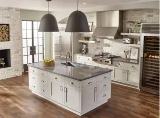CORIAN en tableros de cocina, caunter de atención al público, baños, curvos