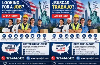 ¡Estamos Contratando! Múltiples Oportunidades de Trabajo en EE. UU.