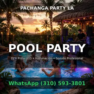 DJ EN LOS ANGELES — PACHANGA PARTY LA — $500 / 5 HORAS