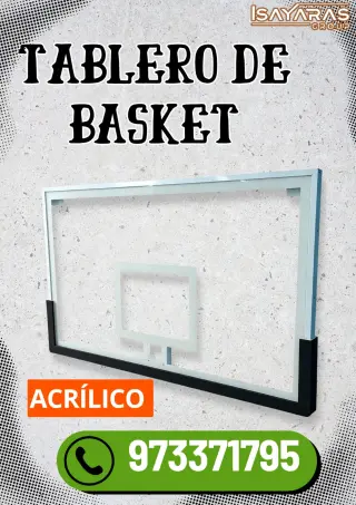 TABLEROS DE BASQUET DE ALTA CALIDAD- ISAYRAS GROUP