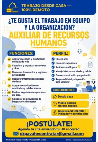 CRECIMIENTO LABORAL CON O SIN EXPERIENCIA