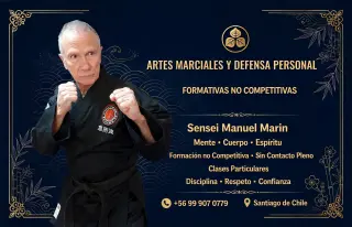 Clases de artes marciales y defensa personal no competitivas