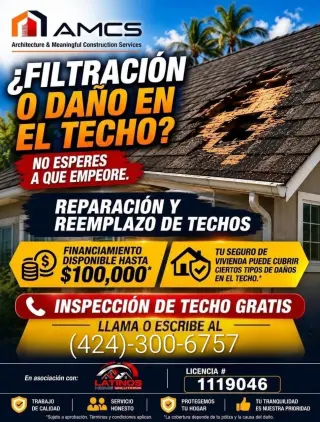 Servicios de Construcción Sin Permisos - Reparación de Techos