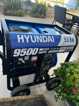 Generador Hyundai de 9.5 kW - Fuente de Energía Confiable
