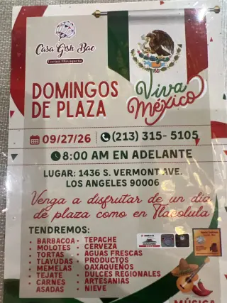 Evento Domingos de Plaza Viva México