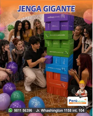 Juego de Jenga de Espuma