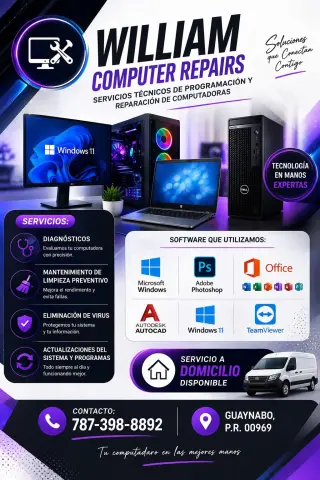 Técnicos de Programación y reparación de computadoras