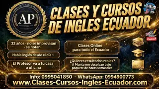 Clases de Inglés Online Ecuador Cursos Nivelación Presencial Online