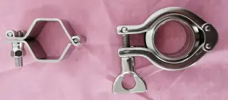 Lote de accesorios de acero inoxidable para instalaciones sanitarias