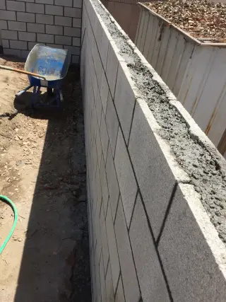 Trabajos de concreto y blocks