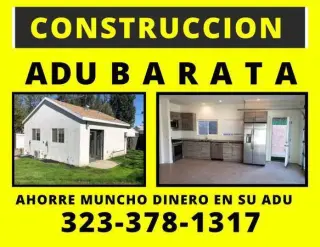 CONSTRUCCION BARATA ADU GARAJES PLANOS BARATOS