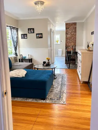 3 bedroom and 1 bath home and has been recently renovated inside.
