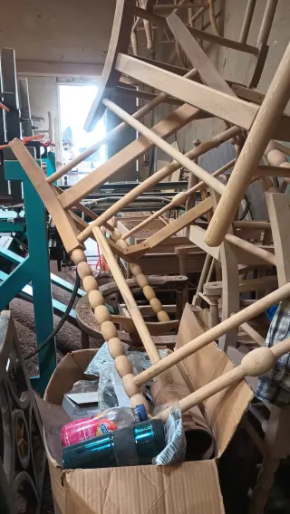 Torno de madera