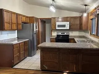 Available immediately 3 bedrooms, 1.5 bath, all appliances included.