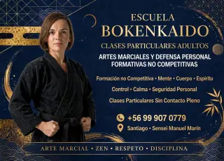 Clases de artes marciales y defensa no competitivas