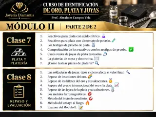 💎 Curso Virtual de Identificación de Oro, Plata y Joyas