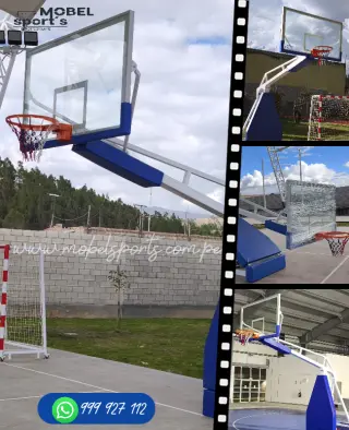 Tablero de  basquet movil con base de alta estabilidad / mobel sports