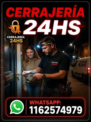 CERRAJERÍA 24HS - URGENCIAS A DOMICILIO CASAS Y AUTOS