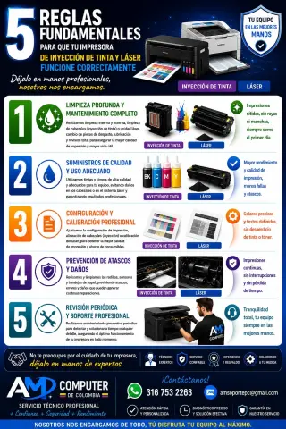 Mantenimientos Preventivos y Correctivos a Computadores e Impresoras