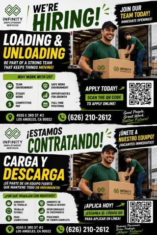 🚛 NOW LOADING & UNLOADING / ¡CONTRATANDO CARGA Y DESCARGA! 📦